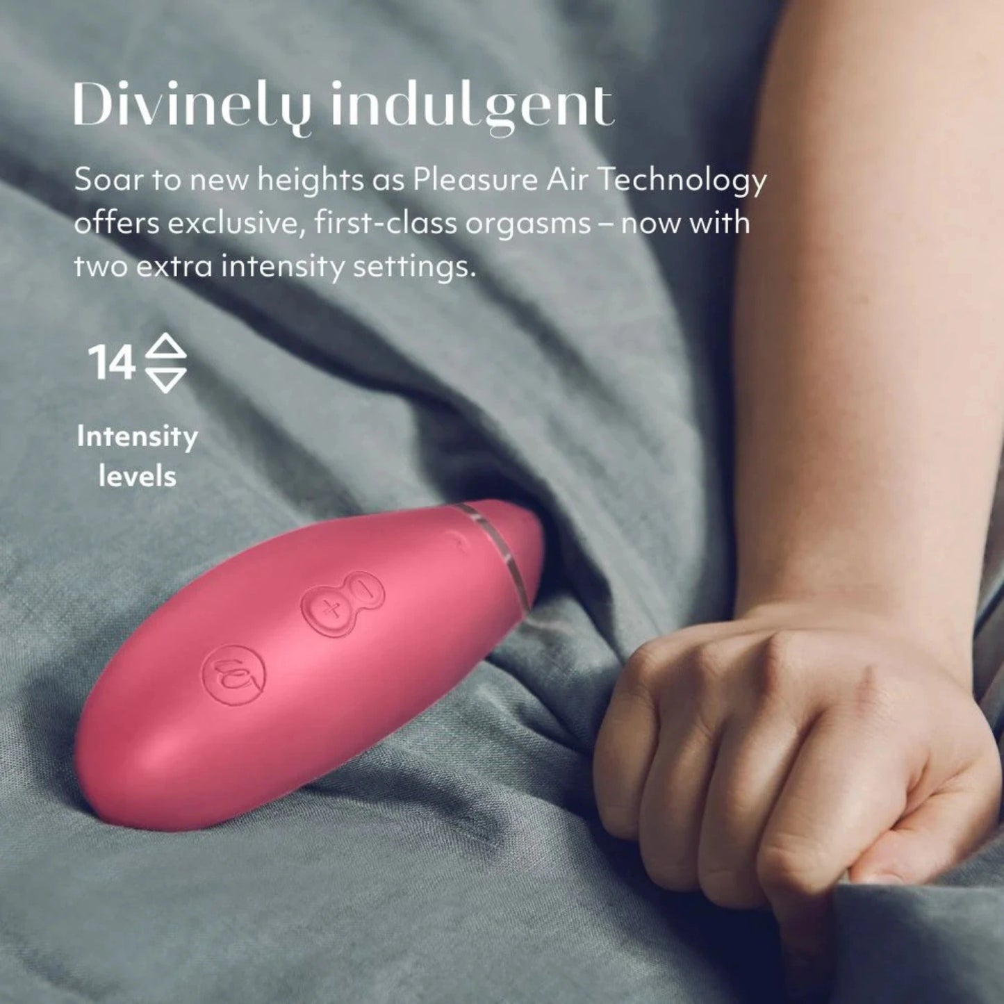 Womanizer Premium 2 Rechargeable Silicone Clitoral Suction Stimulator