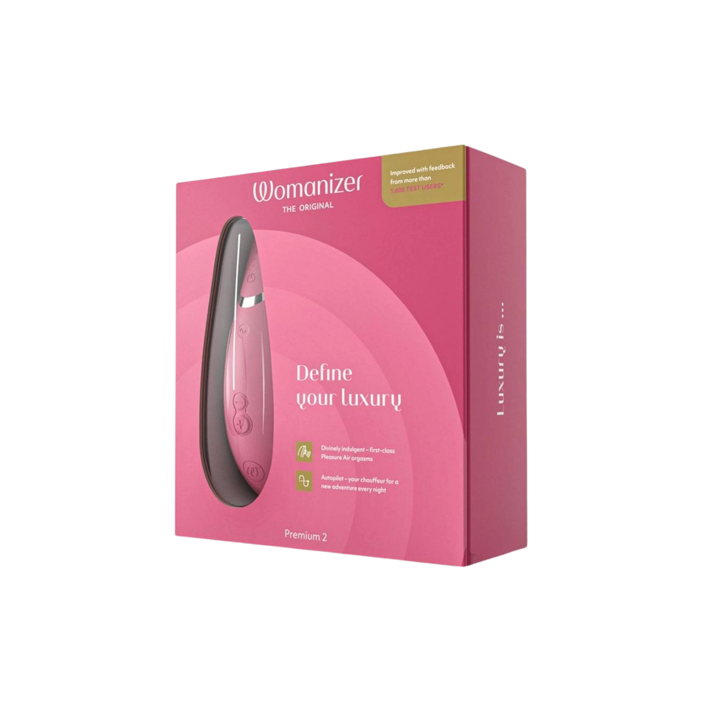 Womanizer Premium 2 Rechargeable Silicone Clitoral Suction Stimulator