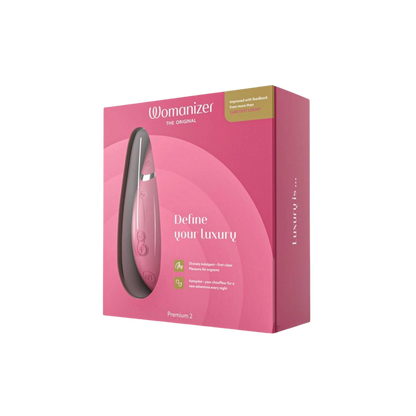Womanizer Premium 2 Rechargeable Silicone Clitoral Suction Stimulator