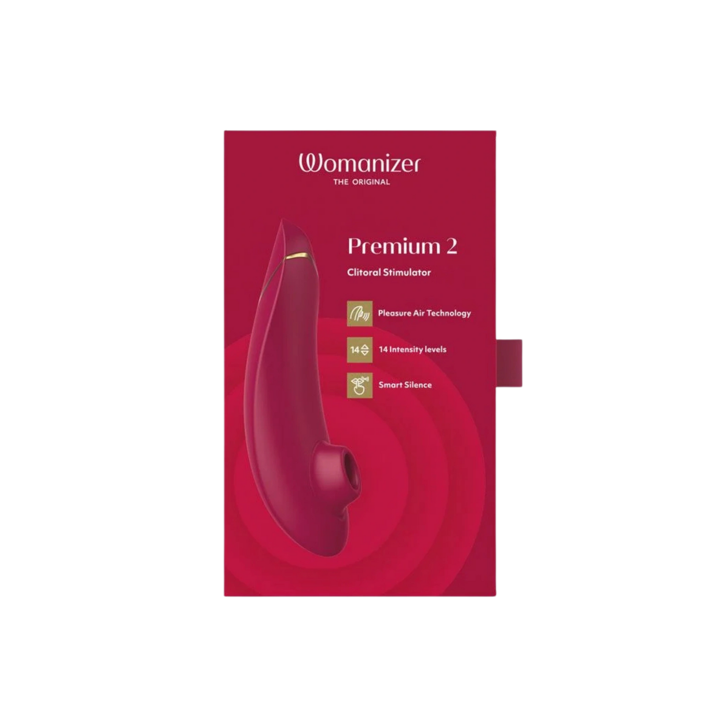 Womanizer Premium 2 Rechargeable Silicone Clitoral Suction Stimulator