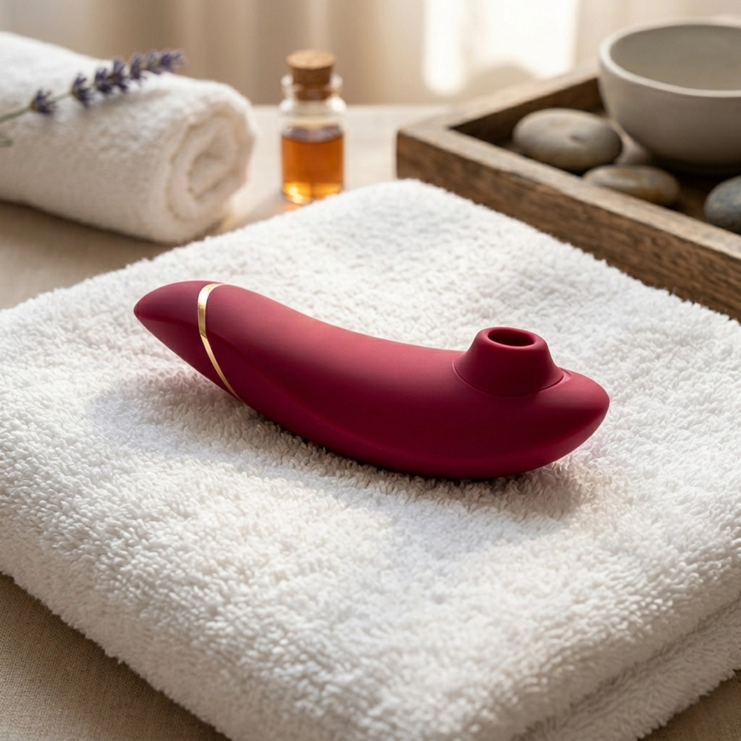 Womanizer Premium 2 Rechargeable Silicone Clitoral Suction Stimulator