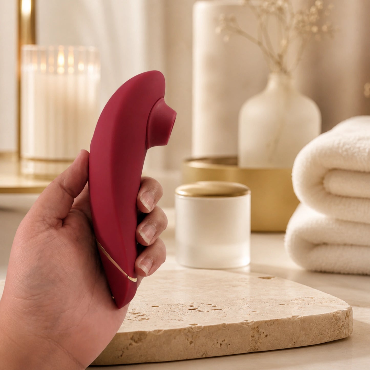 Womanizer Premium 2 Rechargeable Silicone Clitoral Suction Stimulator