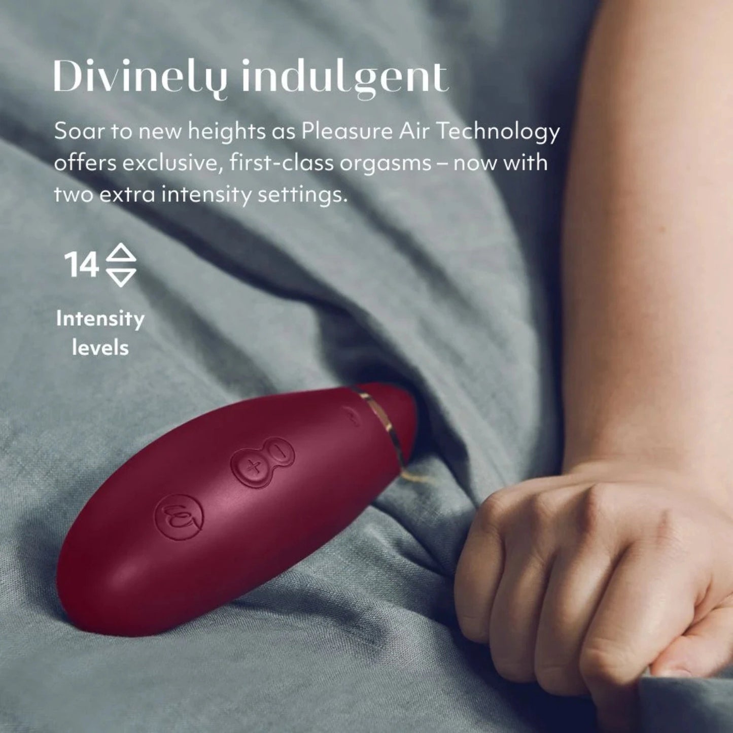 Womanizer Premium 2 Rechargeable Silicone Clitoral Suction Stimulator